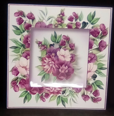Gorgeous Watercolour Florals 3 8x8 by Louisa Price