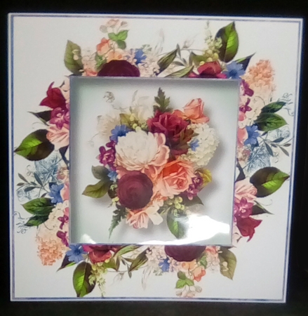 Gorgeous Watercolour Florals 12 8x8 by Louisa Price