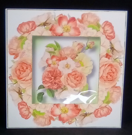 Gorgeous Watercolour Florals 11 8x8 by Louisa Price