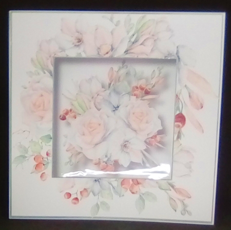Gorgeous Watercolour Florals 10 8x8 by Louisa Price