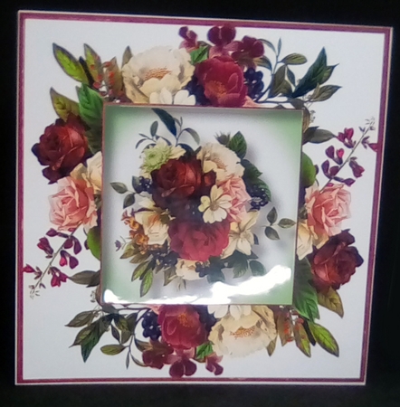 Gorgeous Watercolour Florals 14 8x8 by Louisa Price