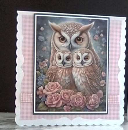 Fantasy Owls 2 backgrounds by Louisa Price