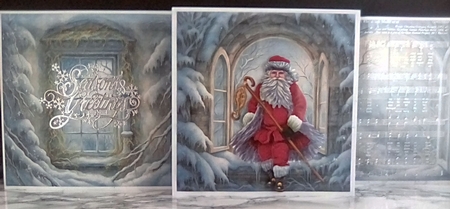 Winter View backgrounds by Louisa Price
