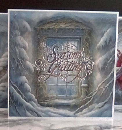 Winter View backgrounds by Louisa Price