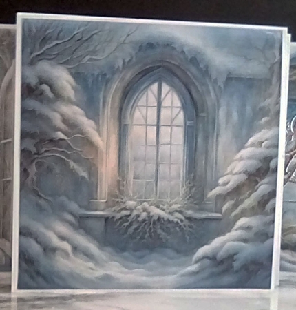 Winter View backgrounds by Louisa Price