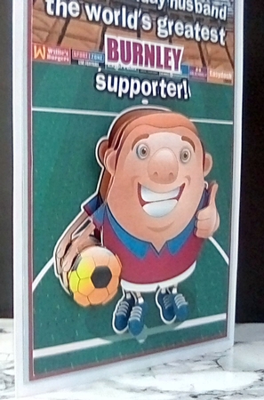 Burnley Football Club Happy Birthday Husband by Louisa Price