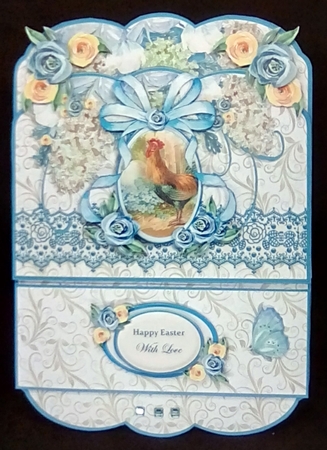 Shaped Vintage Easter Easel Mini Kit-5 by Louisa Price