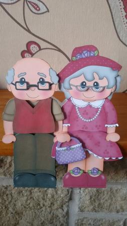 3D on the Shelf Card Kit - Old Lady Sadie by Louise Blanchard