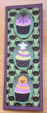 Halloween Cupcake Card Front Featured Gallery Photo