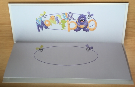 Monster Boo Large Dl Insert by Louise Burke