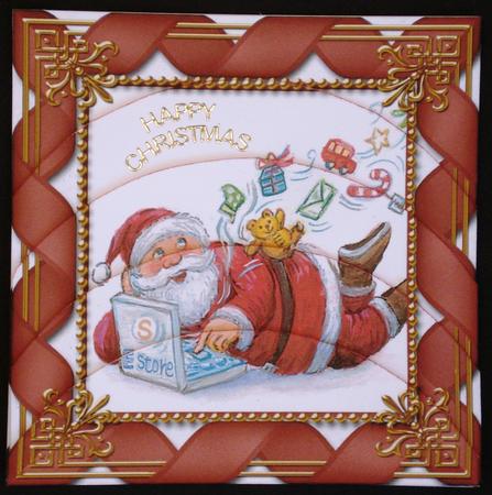 E-shop Santa One Edge Round Bottom Stacker by Louise Burke
