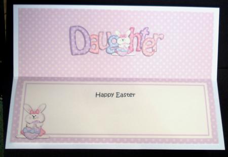 Easter Daughter Matching Large Dl Insert by Louise Burke