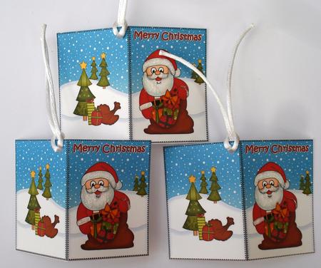 Santa's Sack Christmas Gift Tags by Louise Burke