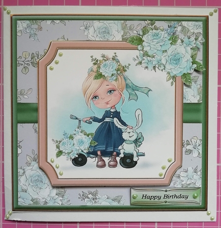 Sassy Spring Girls 1 mini kit by Louise Fenton