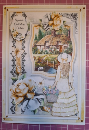 Bumper Kit Of 4 A Cottage View Mini Page Kits by Louise Fenton