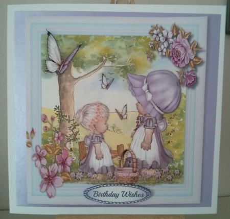 Sisters Having a Picnic  by Louise Fenton