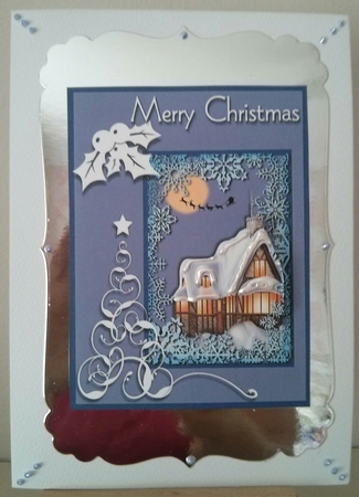 Christmas Eve Cottage by Louise Fenton