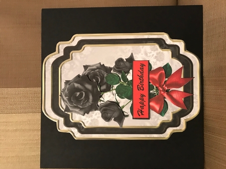 Beautiful Black Roses by Louise Parr