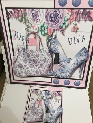 Enjoy Your Day , Diva (Lilac)  by Louise Parr