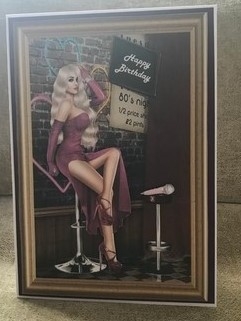 Its Showtime Decoupage Topper 3 by Louise Parr