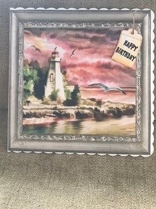 LIGHTHOUSE MULTI SENTIMENT SHEET by Louise Parr