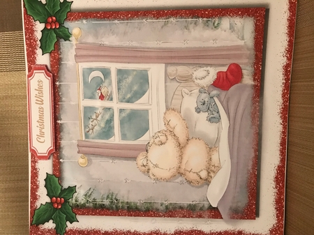 Santas In the Sky by Louise Parr