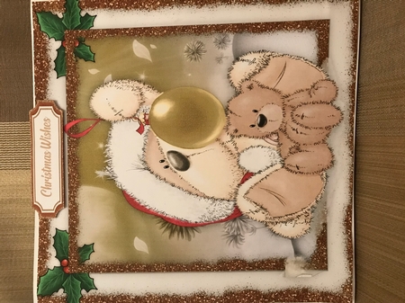 Teds Golden Bauble by Louise Parr
