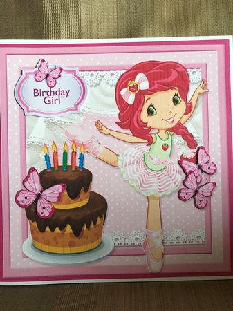 Strawberry Shortcake Birthday Girl by Louise Parr