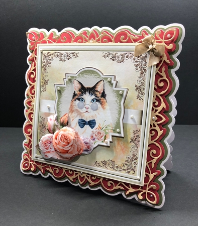 Winston the cat 7x7 by Louise Patten