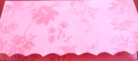 Everything is Rosey in Pink Scallop Edge Money Wallet by Louise Whittle