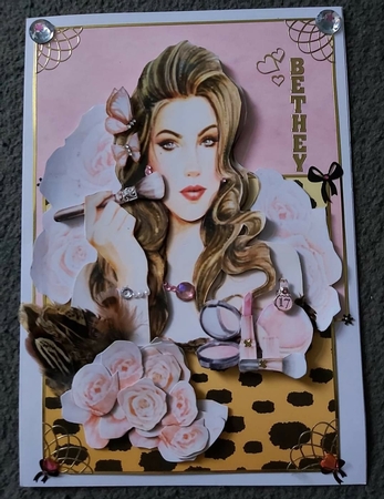 Lovely Make-Up Girl 1 by Lucy Evison-Birks