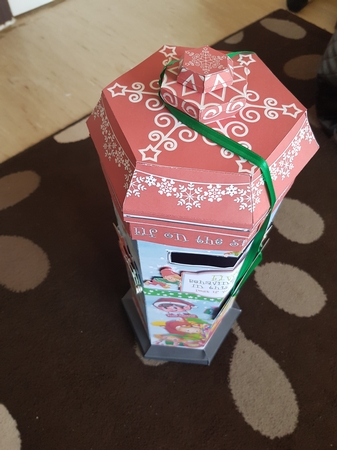 Elves Behaving Badly 3d Vintage Postbox by Luke Wilson