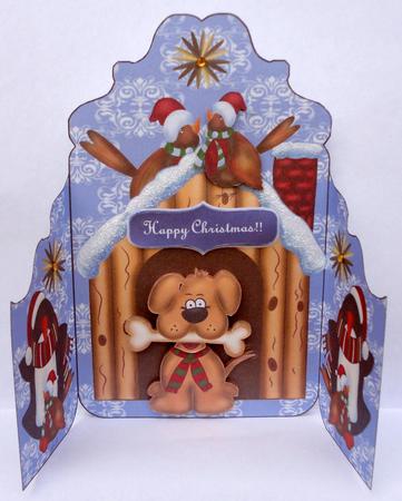 Gatefold Happy Christmas!! by Lyn Ainscough-Ambrose