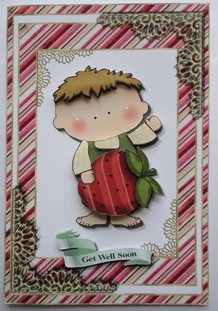Berry Special Card Topper by Lyn Ainscough-Ambrose