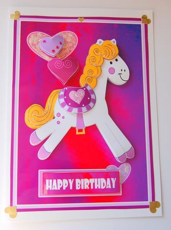 Congratulations a Girl Happy Birthday by Lyn Hughes