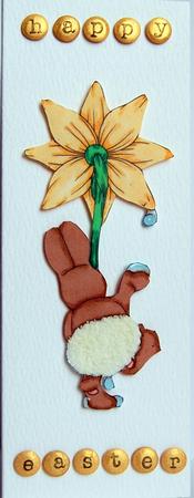 Daffy Bunny Doodles Digital Stamp (backside) by Lyn Hughes