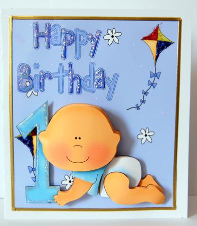 Baby Boy and Number 1 by Lyn Hughes