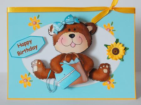 Birthday Bear by Lyn Hughes