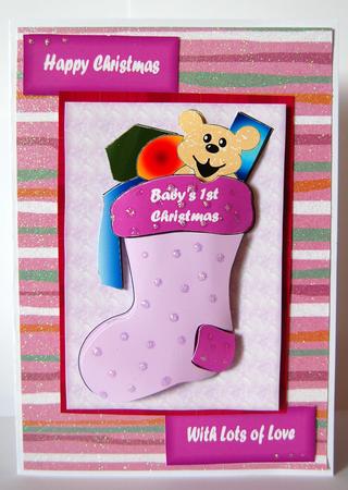 Baby Girls 1st Christmas by Lyn Hughes