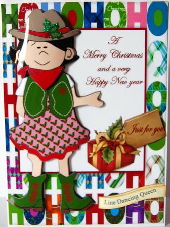 Christmas Line Dancing Queen by Lyn Hughes