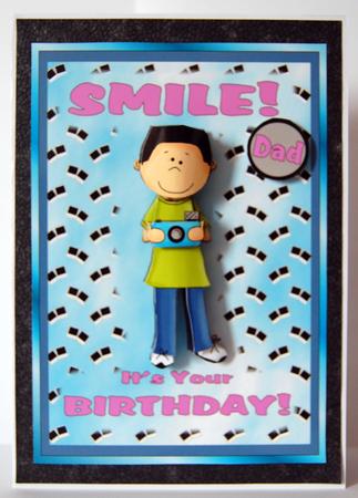 Smile! It's Your Birthday! - Photographer Card Front by Lyn Hughes