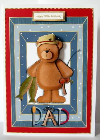Fishin' with Dad Topper by Lyn Hughes
