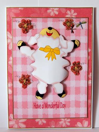 Lamb Wonderful Day by Lyn Hughes