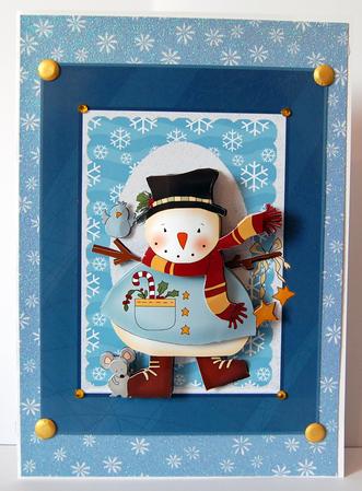 Candy Snowman by Lyn Hughes