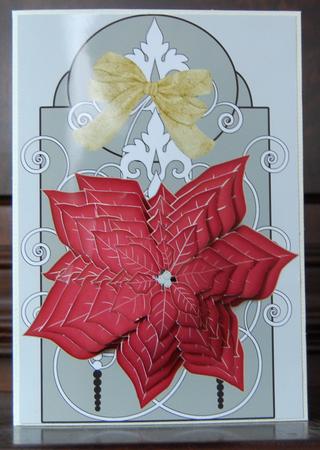 Poinsettia Stacker by Lyn Hughes
