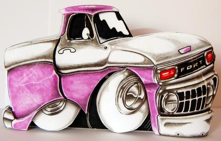 Old Truck Birthday Card by Lyn Hughes