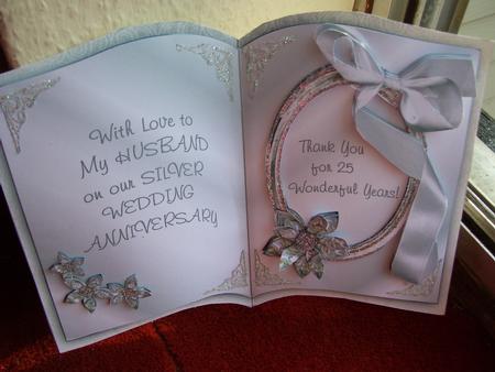 For My Husband on Our Silver Wedding Card Kit by Lyn Webb
