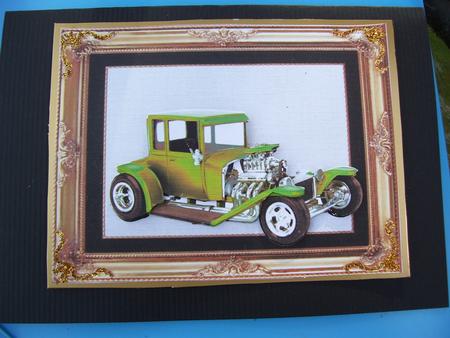 Classic Green Vintage Car by Lyn Webb