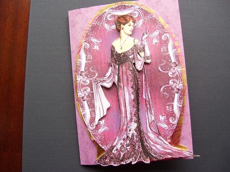 Festive Fashion Ladies #1 Amethyst by Lyn Webb