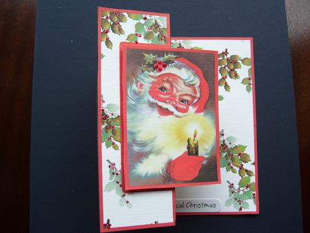 Jolly Santa - Quick Card Topper by Lyn Webb